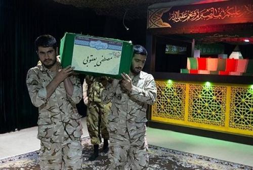  عکس/ مراسم وداع با شهید "مصطفی یعقوبی"