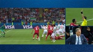  قضاوت یک طرفه دیدار ایران - اسپانیا درجام جهانی2018