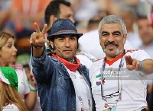 عکس/ هنرمندان در میان هواداران ایرانی در جام جهانی2018