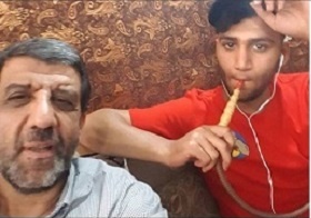 ضرغامی در قهوه خانه آبادان +عکس