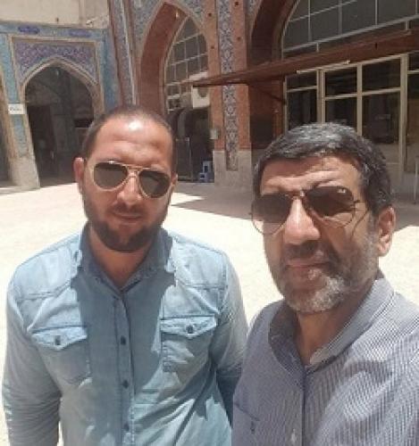 ضرغامی در قهوه خانه آبادان +عکس